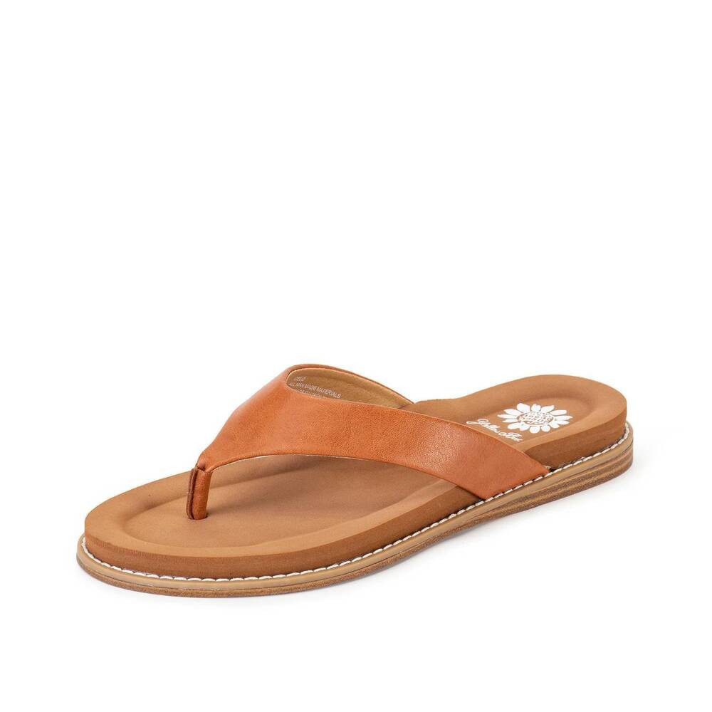 NEW YELLOWBOX women's cielo sandal in tan